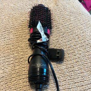 Revlon Black and Pink Paddle-Style Hot Air Brush Dryer